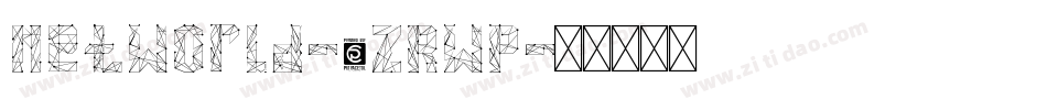 Networld-3zRwp字体转换