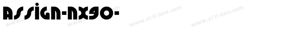 Assign-nX9O字体转换 Assign-nX9O字体转换
