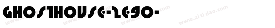 GhostHouse-2e9o字体转换