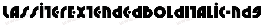 LassiterExtendedBoldItalic-nd9O字体转换