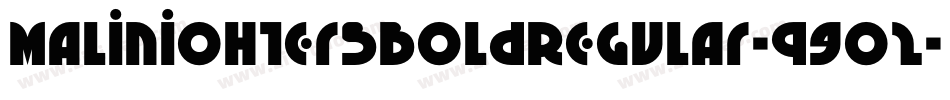 MaliniOhterSBoldRegular-q9o2字体转换