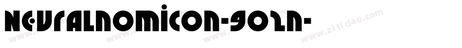 Neuralnomicon-9O2n字体转换