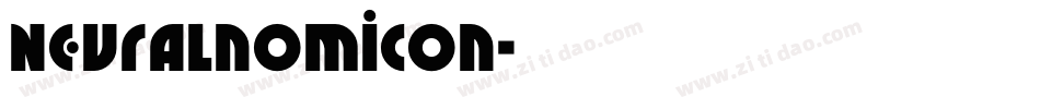 Neuralnomicon字体转换