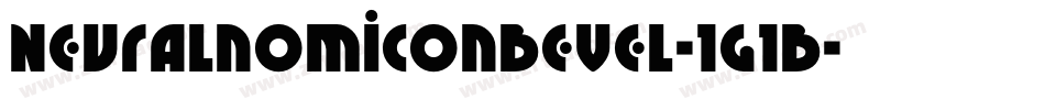 NeuralnomiconBevel-1g1B字体转换