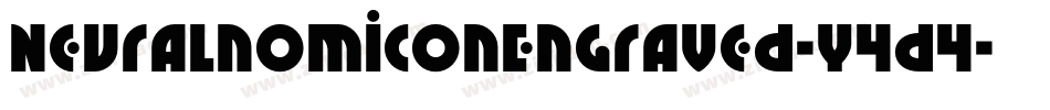 NeuralnomiconEngraved-Y4d4字体转换