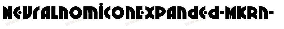 NeuralnomiconExpanded-MKRn字体转换