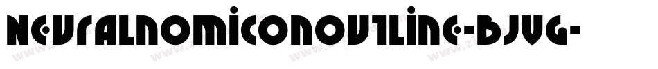 NeuralnomiconOutline-BJVG字体转换