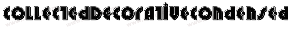 CollectedDecorativecondensedBold-7y1B字体转换