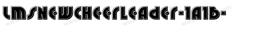 LmsNewCheerleader-1a1B字体转换