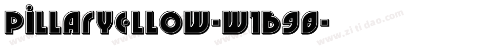 PillarYellow-w1B98字体转换
