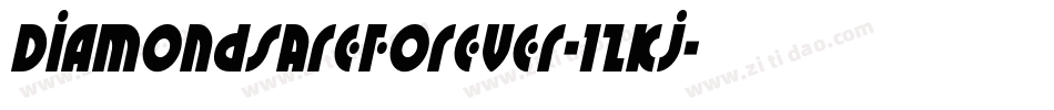 DiamondsAreForever-1ZKj字体转换
