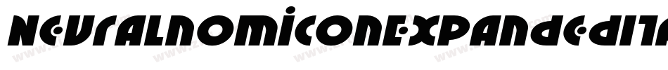 NeuralnomiconExpandedItalic-Krnl字体转换