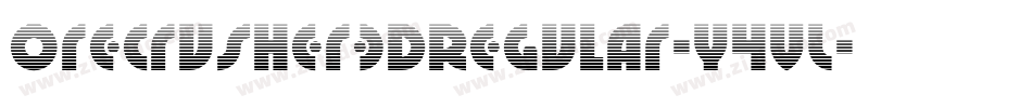 OreCrusher3DRegular-Y4vL字体转换