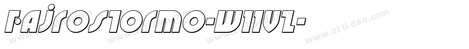 Fajrostormo-w11vZ字体转换
