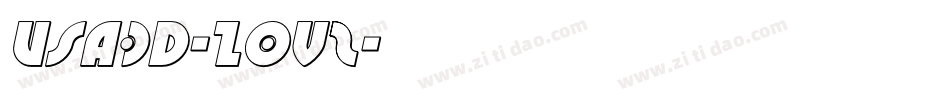 Usa3D-Z0Vz字体转换