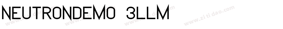 NeutronDemo-3llM字体转换 NeutronDemo-3llM字体转换
