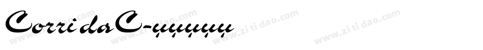 CorridaC字体转换
