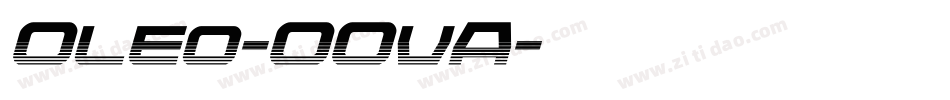 Oleo-OOvA字体转换