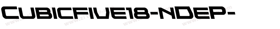 Cubicfive18-nDeP字体转换