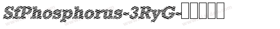 SfPhosphorus-3RyG字体转换