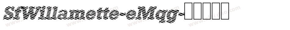 SfWillamette-eMqg字体转换