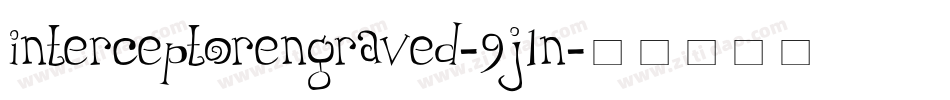 InterceptorEngraved-9j1n字体转换