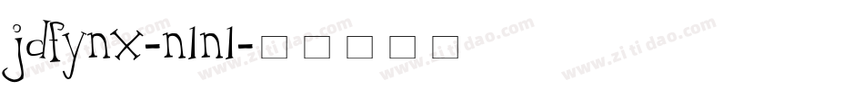 Jdfynx-n1n1字体转换