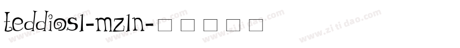 Teddios1-MZ1n字体转换