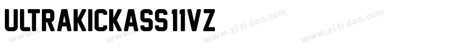 UltraKickass-11vZ字体转换