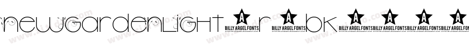 NewGardenLight-r0BK字体转换