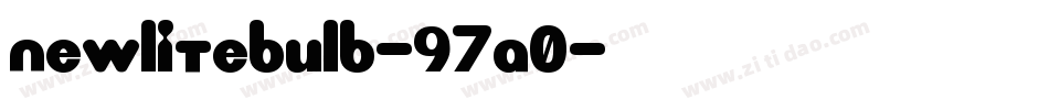NewLitebulb-97a0字体转换