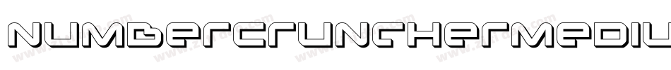 NumberCruncherMedium-j3D7字体转换