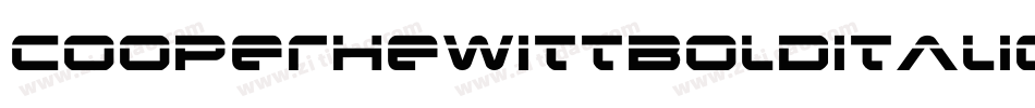 CooperhewittBolditalic-2m7W字体转换
