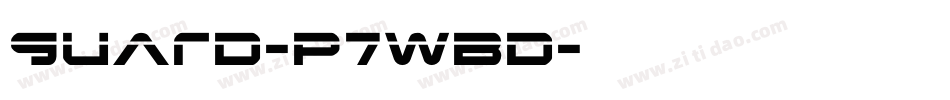 Guard-p7wBd字体转换