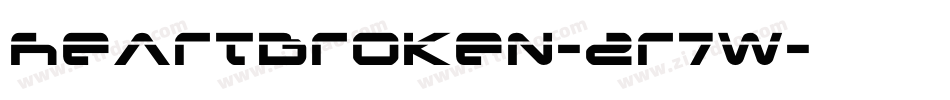 Heartbroken-2r7w字体转换 Heartbroken-2r7w字体转换