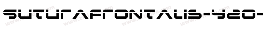 SuturaFrontalis-Y2O字体转换