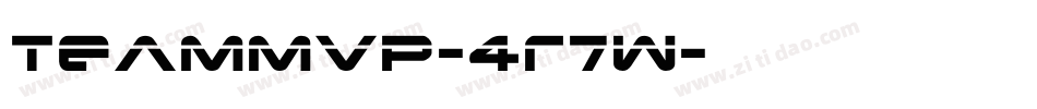 TeamMvp-4r7W字体转换