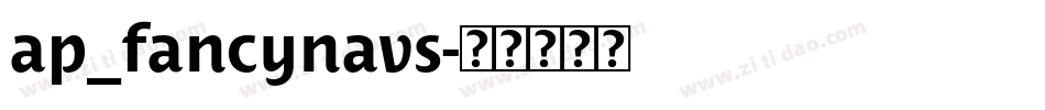 ap_fancynavs字体转换