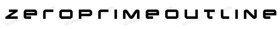 ZeroPrimeOutline-BWBjB字体转换