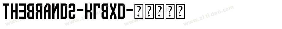 TheBrands-K7BxD字体转换