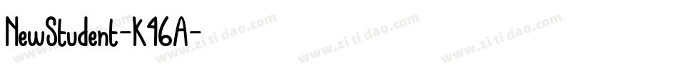 NewStudent-K46A字体转换
