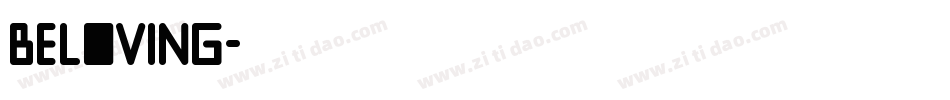 Beloving字体转换