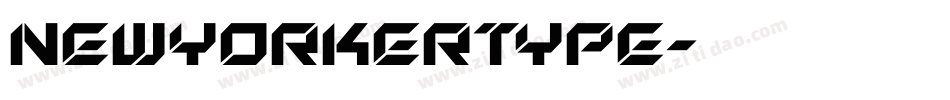 Newyorkertype字体转换