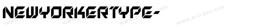 Newyorkertype字体转换