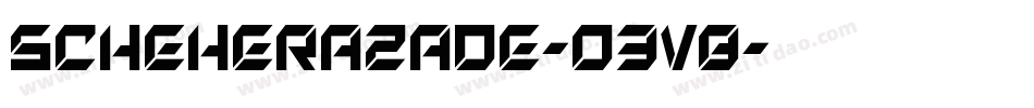 Scheherazade-o3VB字体转换