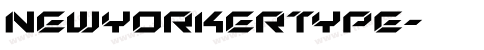 Newyorkertype字体转换