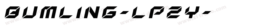 Bumling-lPZy字体转换 Bumling-lPZy字体转换
