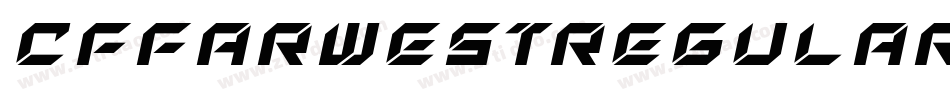 CfFarwestRegular-YvZy字体转换