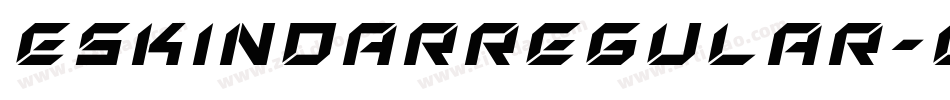 EskindarRegular-L0Zy字体转换