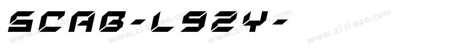 Scab-l9Zy字体转换